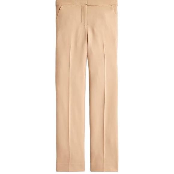 JCrew Kate Straight-Leg Stretchy Dress Pant in Tan Size 18 - Picture 4 of 5